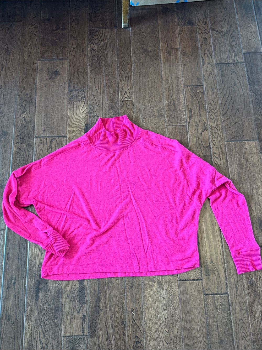Michael Stars Hot Pink Mock Neck Sweater